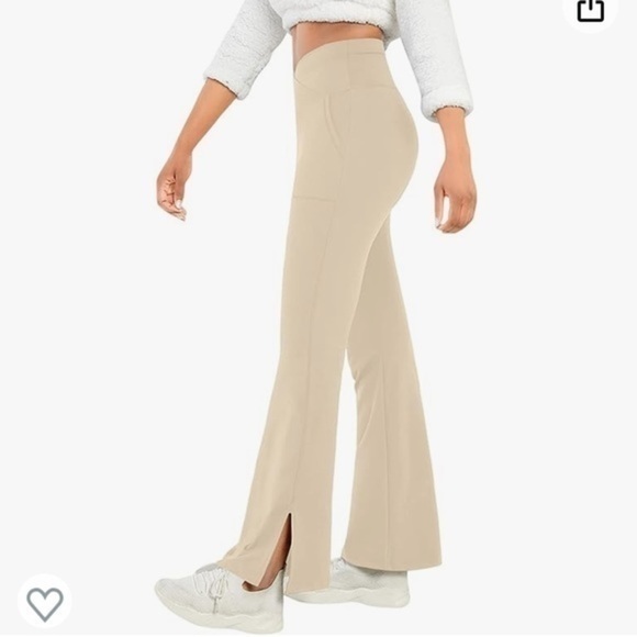 Women High Waist Bootcut Yoga Pants size large - Picture 2 of 9